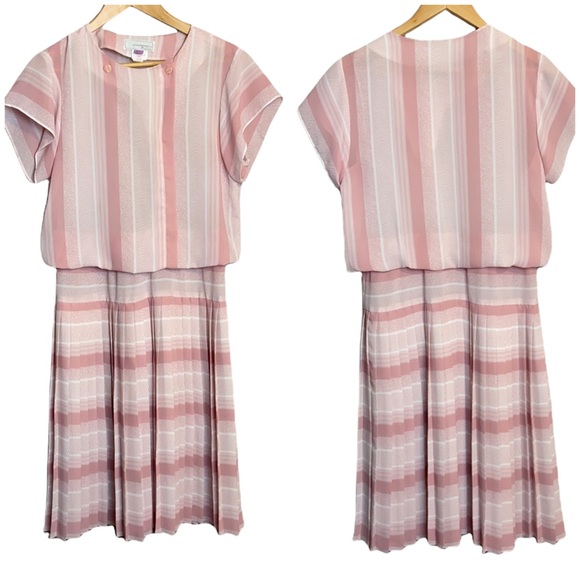 Vintage Dresses & Skirts - Vintage Warren Petites Dress Union Tag Size M